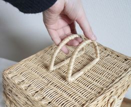 petite malle en osier