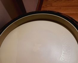 Table en rotin avec plateau amovible couleur Ivoire