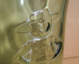 Grande bouteille en verre