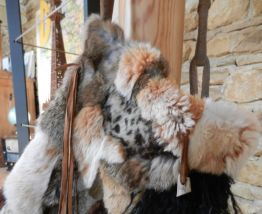 grand sac en patchwork des années 70 