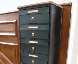 Cartonnier restauré 6 tiroirs + 1