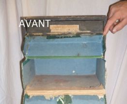 Cartonnier restauré 6 tiroirs + 1