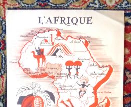 Ancien protège cahier publicitaire "cacao Barry"