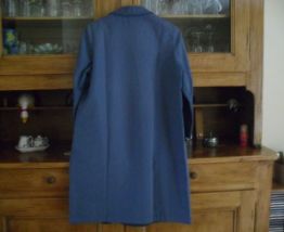 vrai imper femme vintage fin 50's/début 60's.Marine.