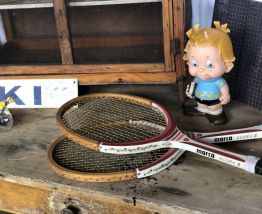 Duo raquettes de tennis vintage MARCO