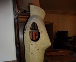 Mannequin professionnel sur support bois /1950