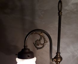 grande  lampe 1900  a tulipe  art nouveau  