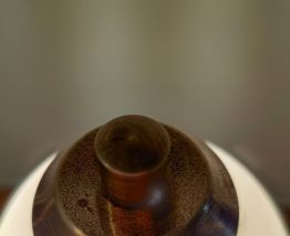 Lampe circa 1960 opaline/laiton