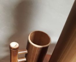 carafe et verre bambou 1970