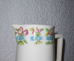 Pichet fleuri - Poteries Digoin Sarreguemines