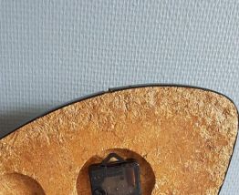 pendule vintage Jaz transistor jaune, mécanisme neuf