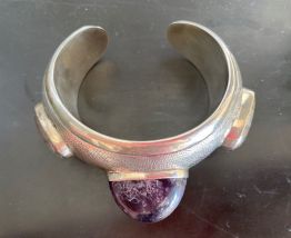 Bracelet Argent Massif Origine TIBET début XXéme