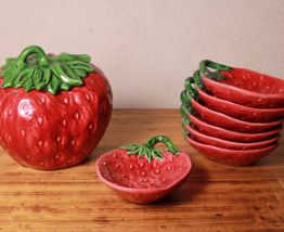 Barbotine Saladier Fraise