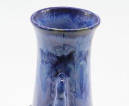 Vase en céramique bleu