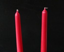 Bougeoirs fleurs en porcelaine 