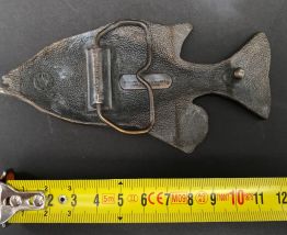 Boucle de ceinture vintage USA années 70" collector unique