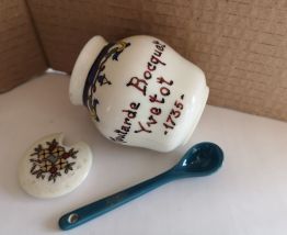 ancien moutardier ceramique 