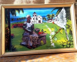 Joli cadre souvenir du Brésil 