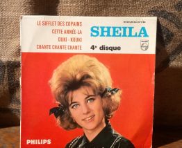 45 tours Sheila (Philips) et médaillon publistar 