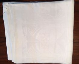 Grande nappe LIN blanche 3,20 mx1,50 m