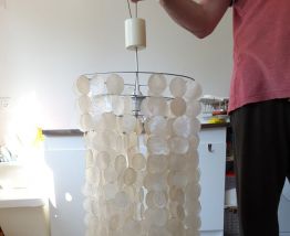 Suspension pastilles en nacre