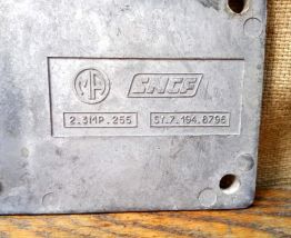 Ancienne plaque de signalisation  ZEP - SNCF 