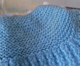 gilet bleu naissance