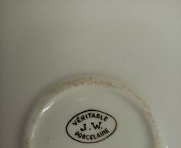 Assiette bébé en porcelaine de limoges