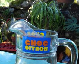 Carafe publicitaire CHOC CITRON 80's