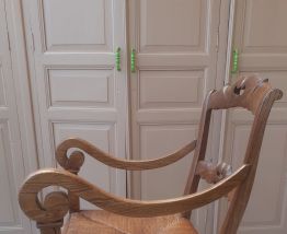 Fauteuil crosse vintage 