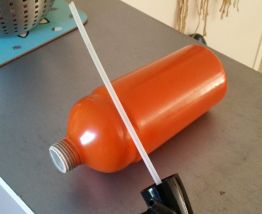 Ancienne bouteille Siphon Vintage Orange bar