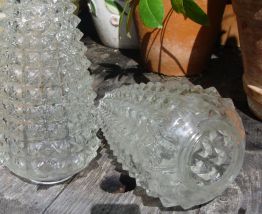 2 abat-jour tulipe seventies pour applique