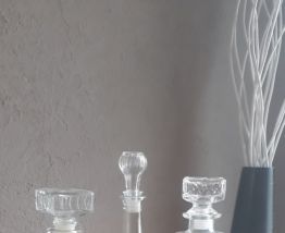 Trio de carafes vintage