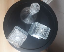 Trio de carafes vintage