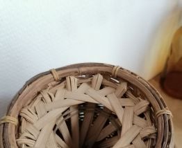 Vase en osier