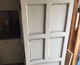armoire en chêne relooké