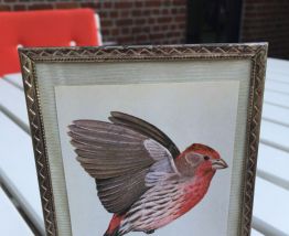 Petit cadre métal ciselé 