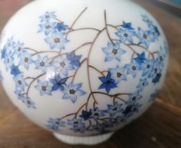 Vase porcelaine bleu et blanc 