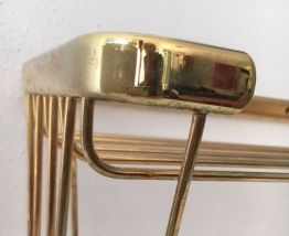 Étagère en laiton ART DÉCO 1950’s