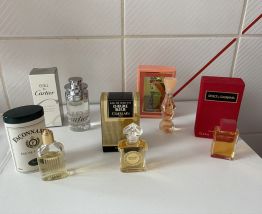 LOT DE 5 MINIATURES DE PARFUM  POUR COLLECTIONNEUSE