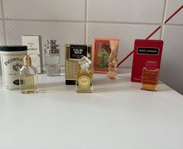 LOT DE 5 MINIATURES DE PARFUM  POUR COLLECTIONNEUSE