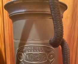 Rare !  XIX ème , en étain, Irrigateur médical