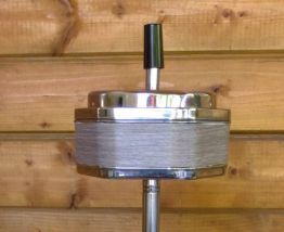 Cendrier sur pied chromé