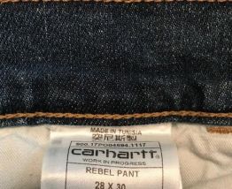 Jeans Carhartt Modèle "Rebel Pant" Etat neuf