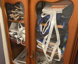 Armoire/vitrine bois