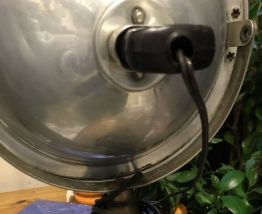 Lampe radiateur Calor vintage 