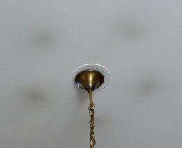 Lustre 5 branches en laiton 