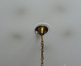 Lustre 5 branches en laiton 