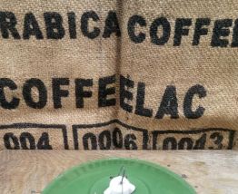 Suspension gamelle en tôle émaillée - Années 50/60