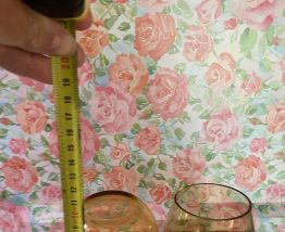 6 verres ambrés année 70’s